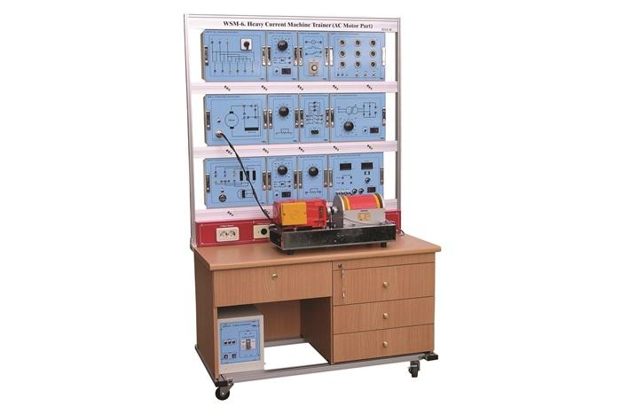 【 WSM-6 】 Electric Machine Experiment Trainer (Module Type) - Htsolutions. CO., LTD.