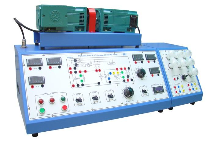 【 WSM-13 】 DC Series Motor & DC Compound Generator Trainer - Htsolutions. CO., LTD.