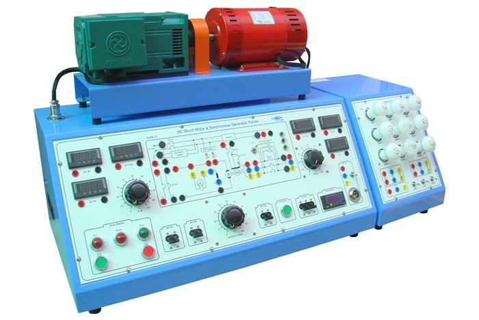 【 WSM-10 】 DC Shunt Motor & Synchronous Generator Trainer - Htsolutions. CO., LTD.