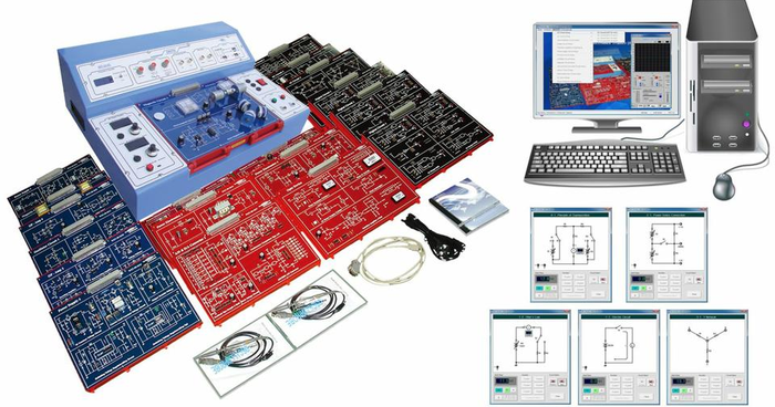 【 WST-50 】 Electricity·Electronics Trainer (PC Based) - Htsolutions. CO., LTD.